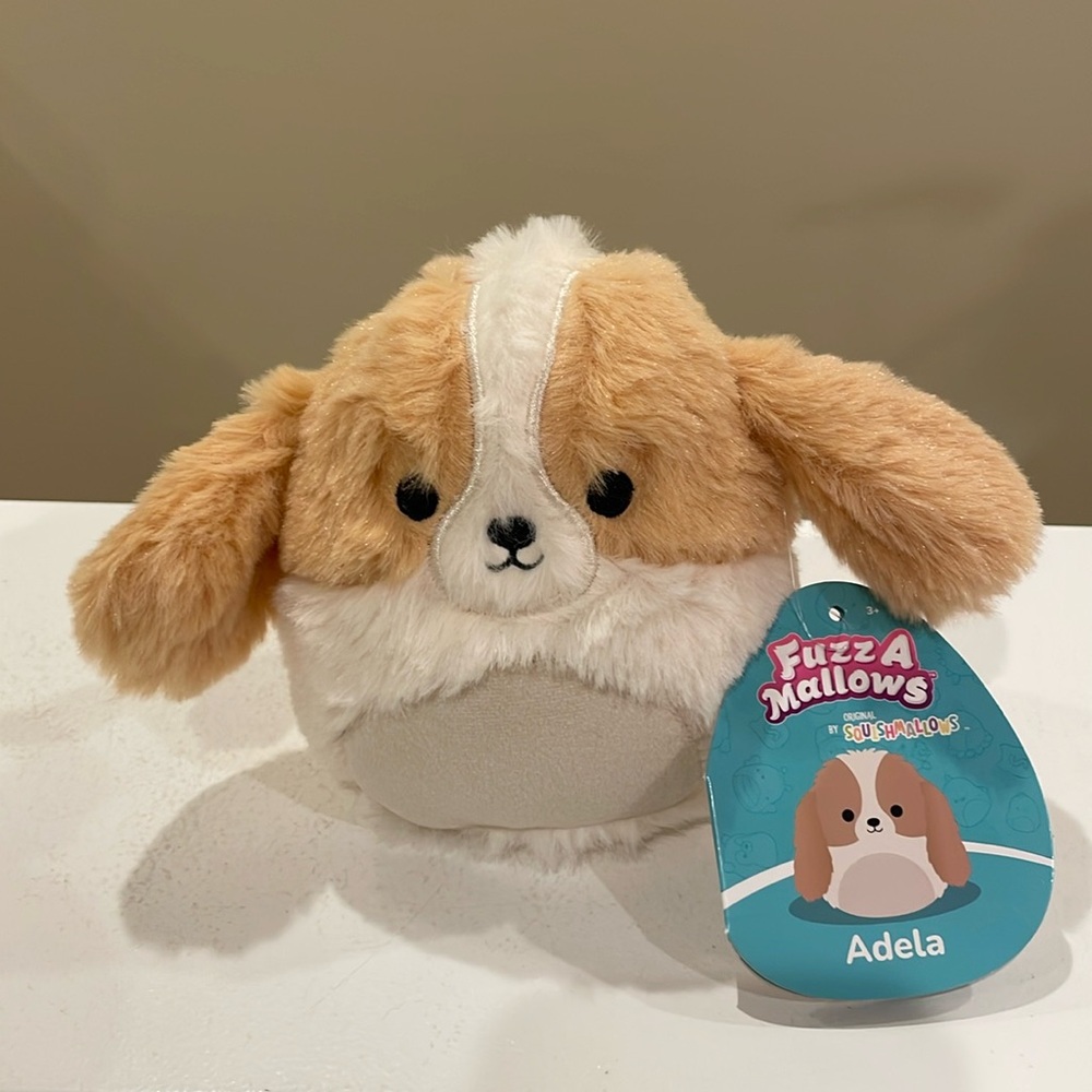NWT 5” Adela the Dog Fuzzamallow Squishmallow